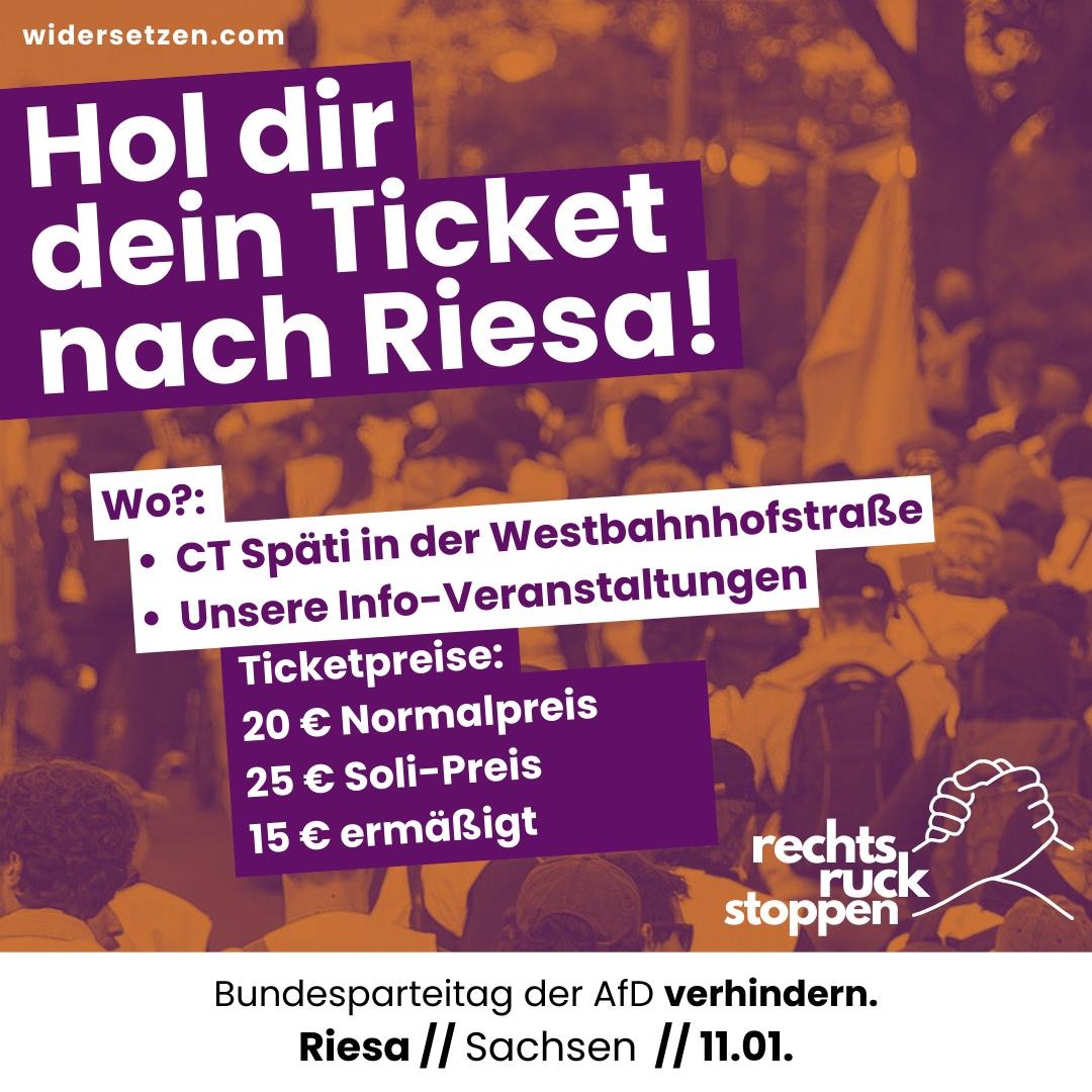 Dein Ticket nach Riesa 🚌