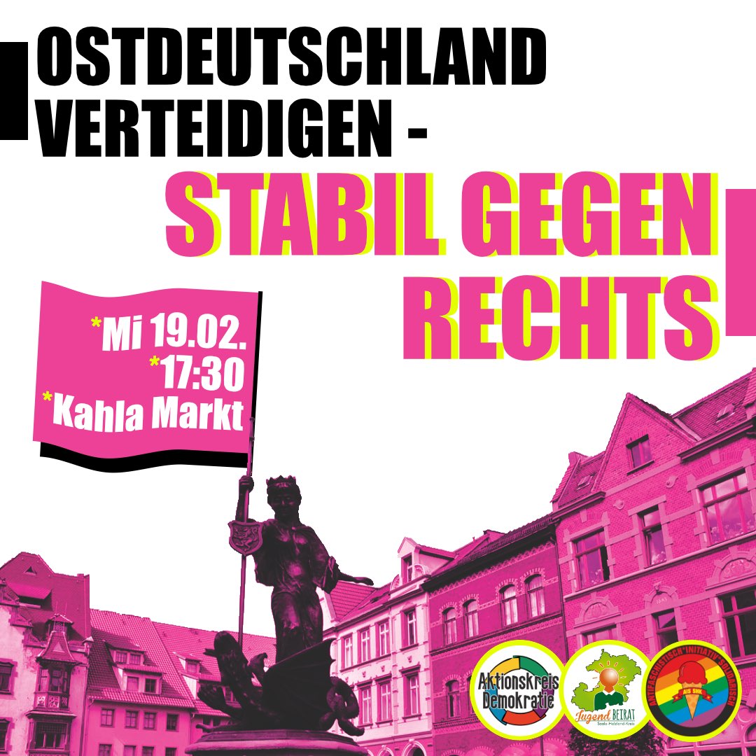 Ostdeutschland verteidigen – Stabil gegen Rechts! 🔥