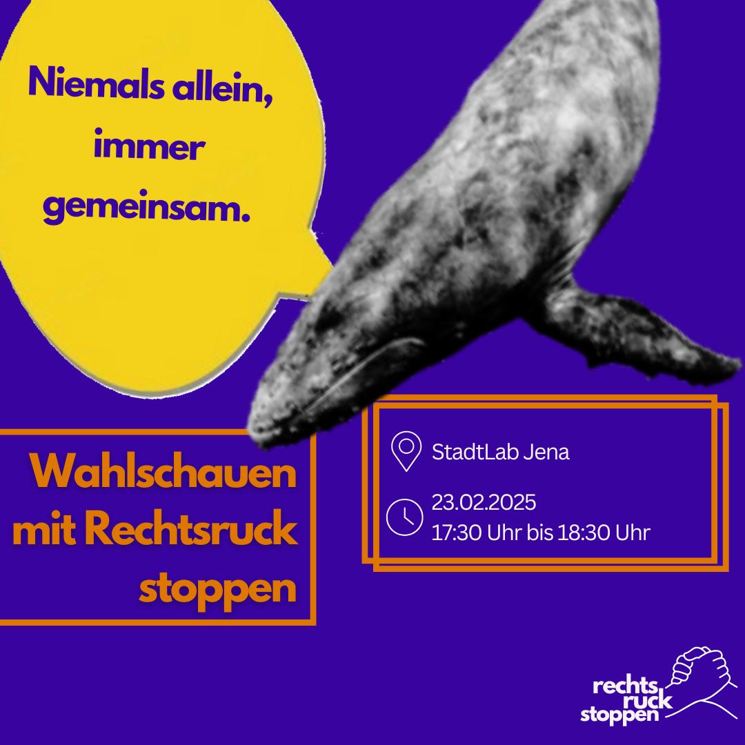 Wahlschauen mit Rechtsruck Stoppen